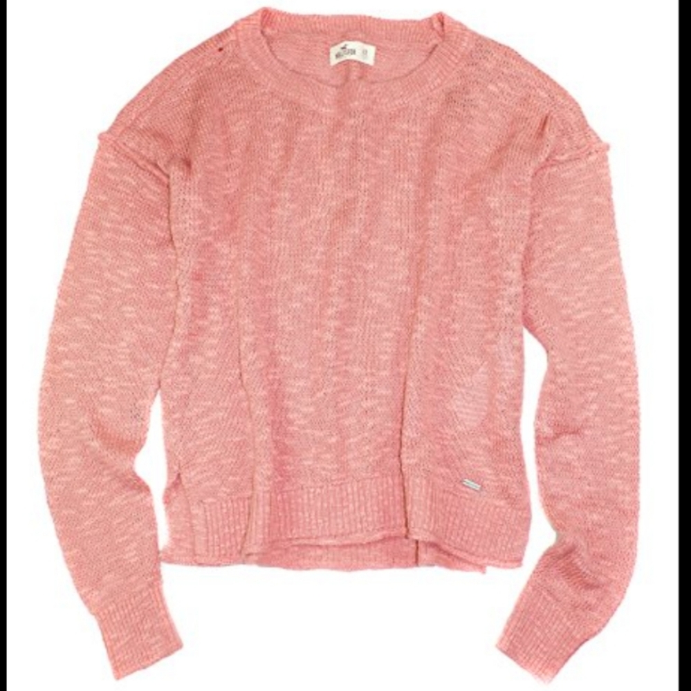 Hollister Peach Knit Sweater